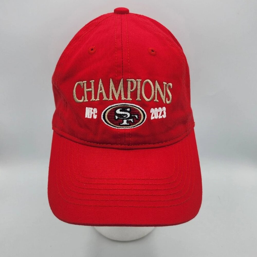 San Francisco 49ers NFC 2023 Hat Men Red Adjustable NWT